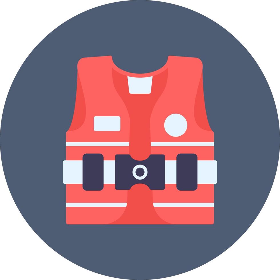 Life Jacket Creative Icon Design vector