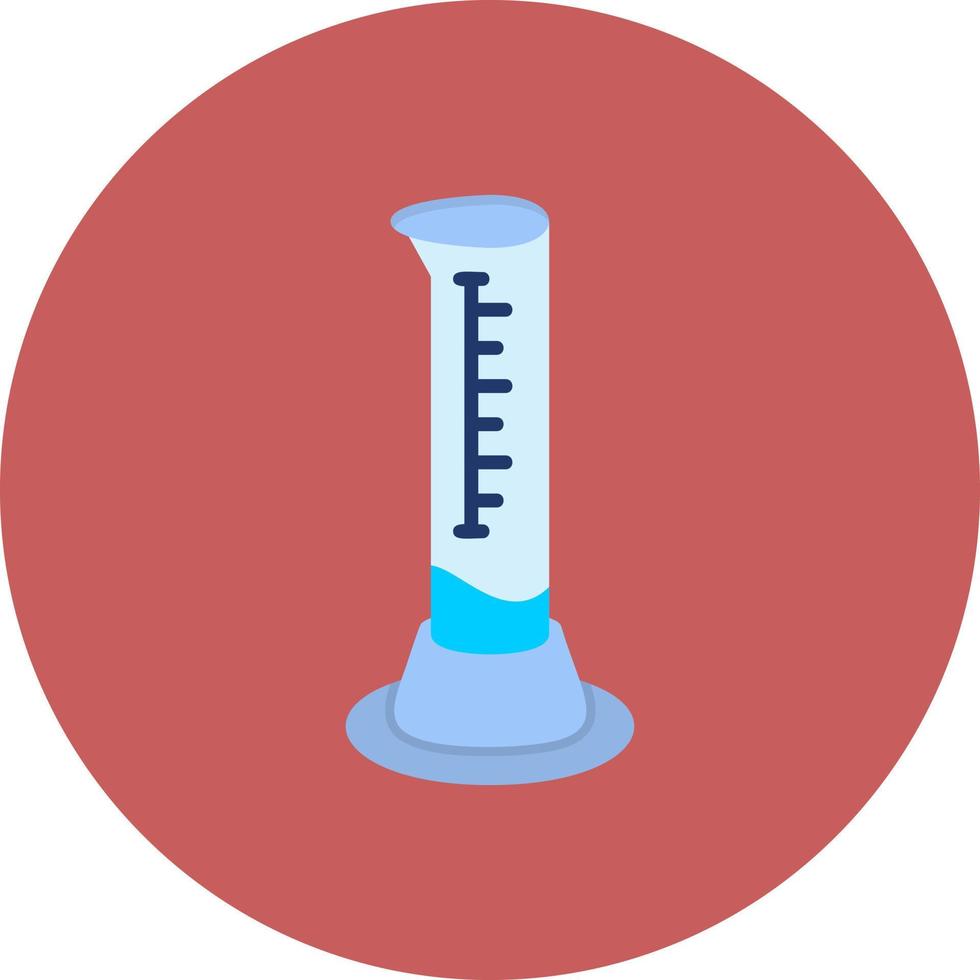 Graduated Cylinder Creative Icon Design vector