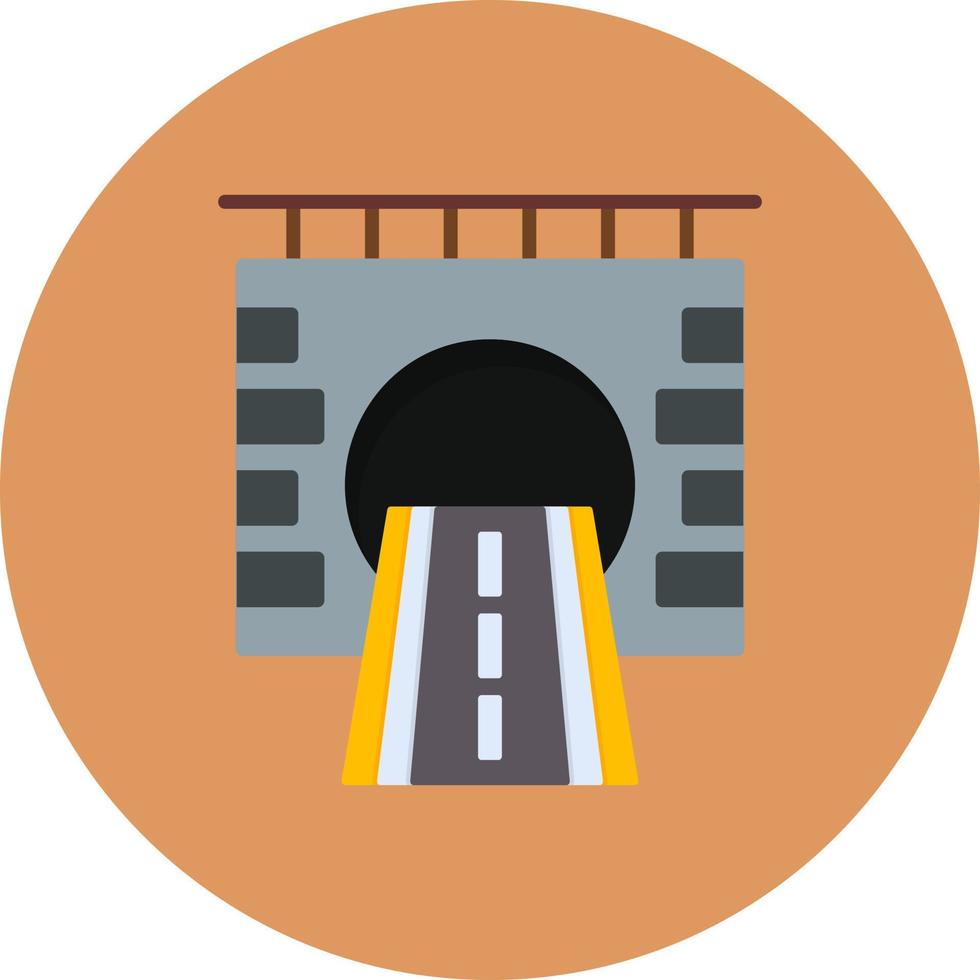 diseño de icono creativo de túnel vector