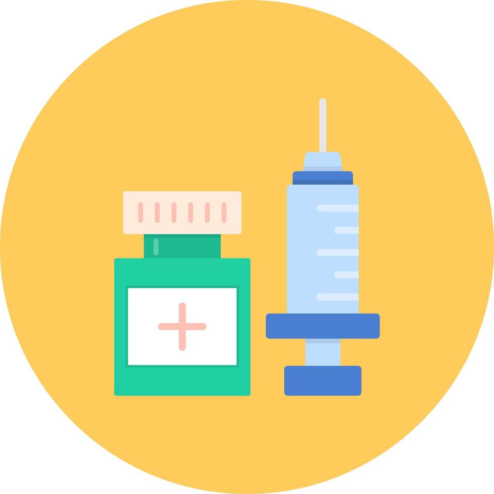 Vaccination Creative Icon Design vector