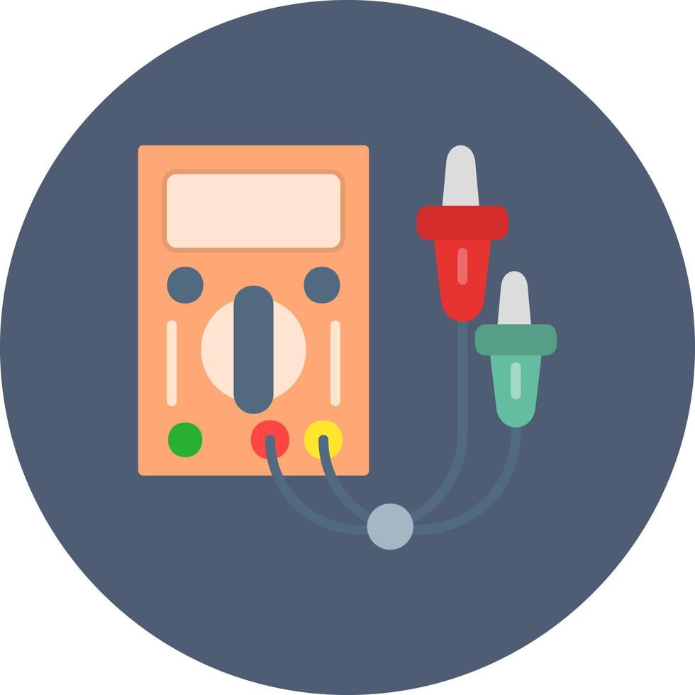 Electric Tester Creative Icon Design vector