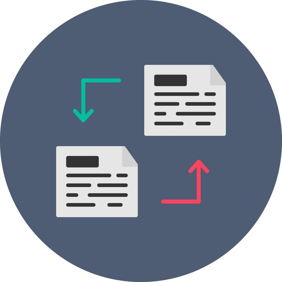 File Transfer Creative Icon Design vector