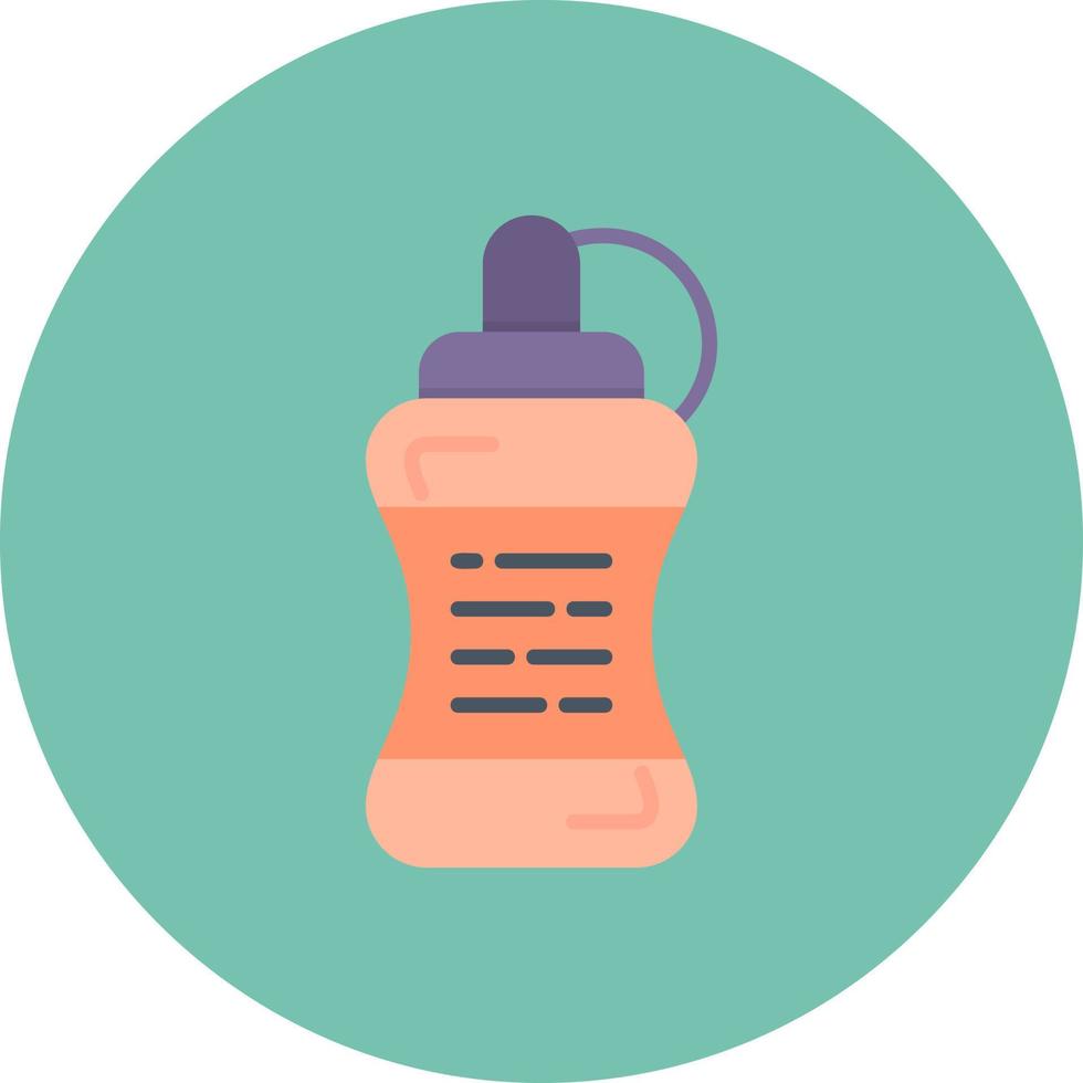 Water Bottle Creative Icon Design vector