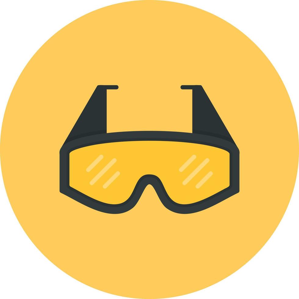 gafas de laboratorio diseño de icono creativo vector