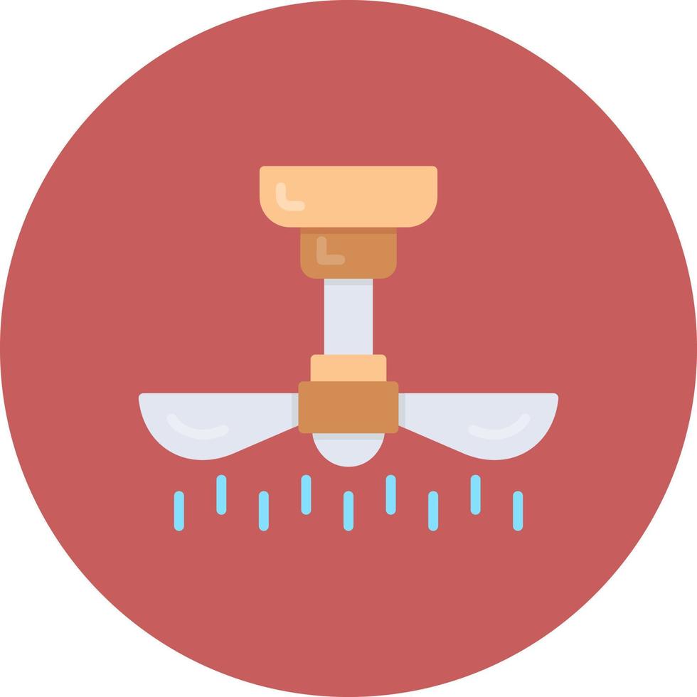 Ceiling Fan Creative Icon Design vector