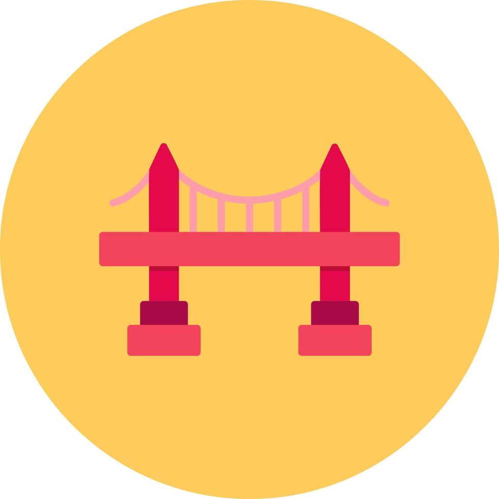 Bridge Creative Icon Design vector