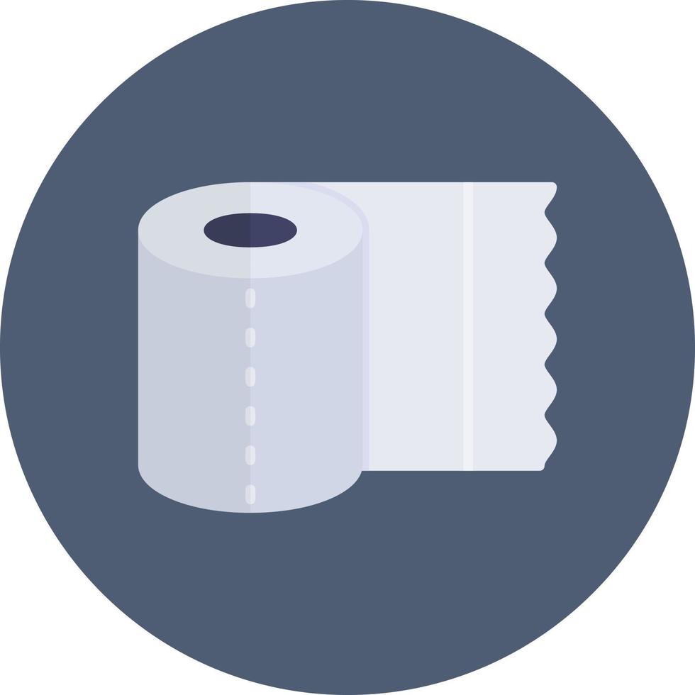 Tissue Roll Creative Icon Design vector
