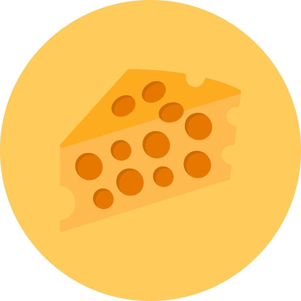 diseño de icono creativo de queso vector