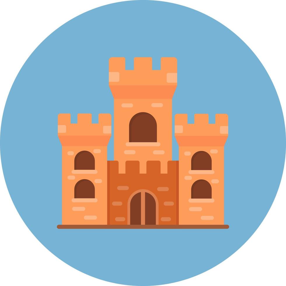 Castle Creative Icon Design vector