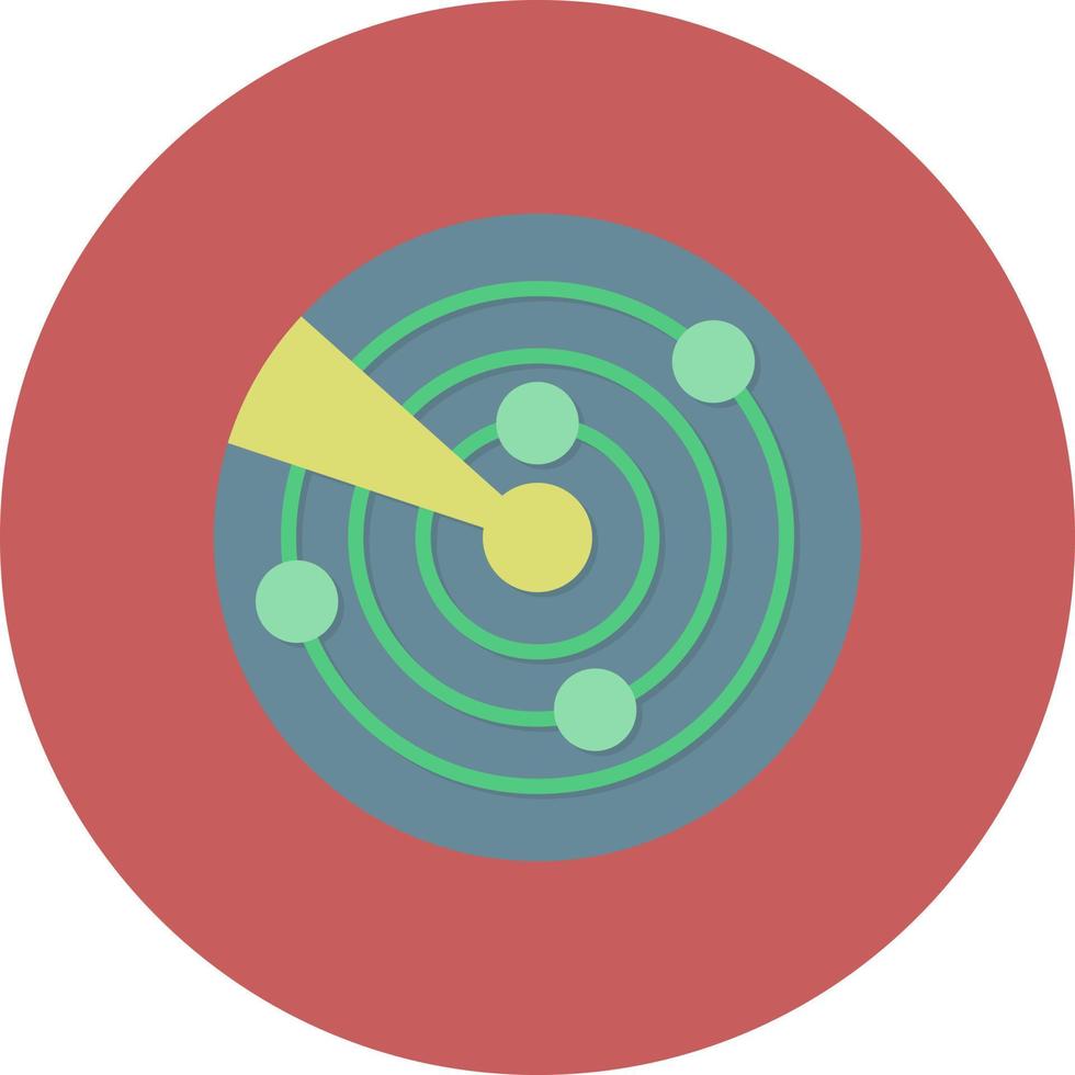 Radar Creative Icon Design vector