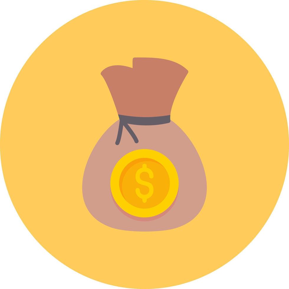 Money Bag Creative Icon Design vector