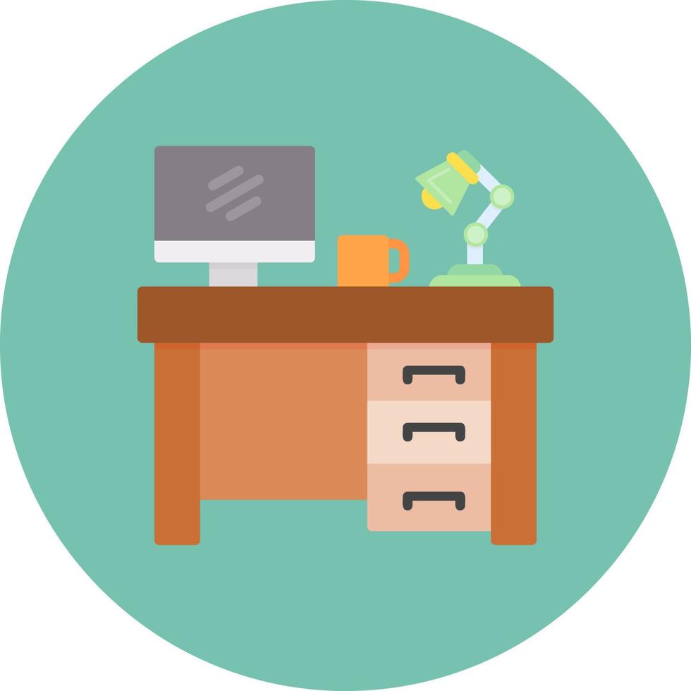 Desk Creative Icon Design vector