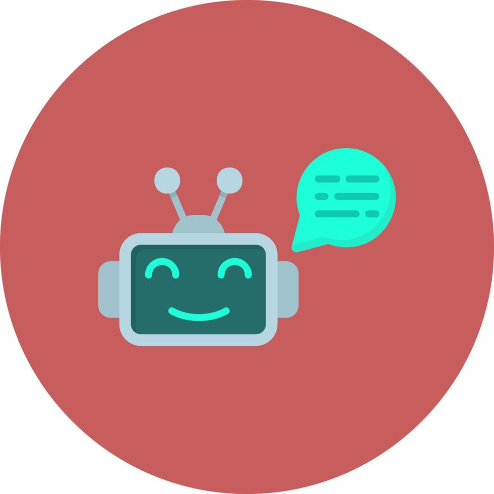 Chatbot Creative Icon Design vector