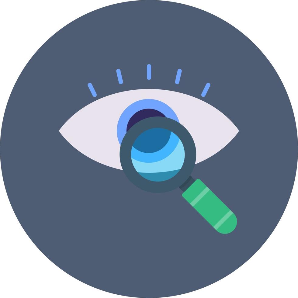 Eye Test Creative Icon Design vector