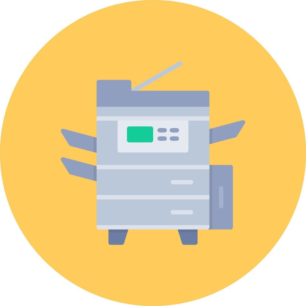 Photocopier Creative Icon Design vector