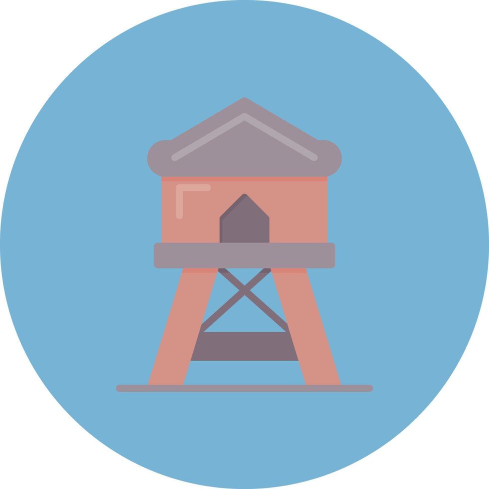 Watchtower Creative Icon Design vector