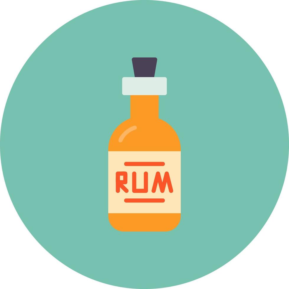 Rum Creative Icon Design vector
