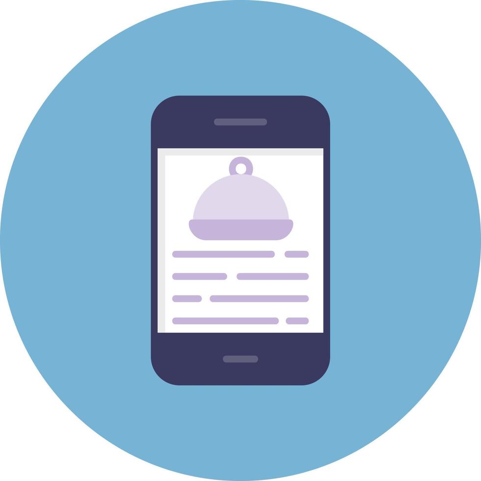 Food App Creative Icon Design vector