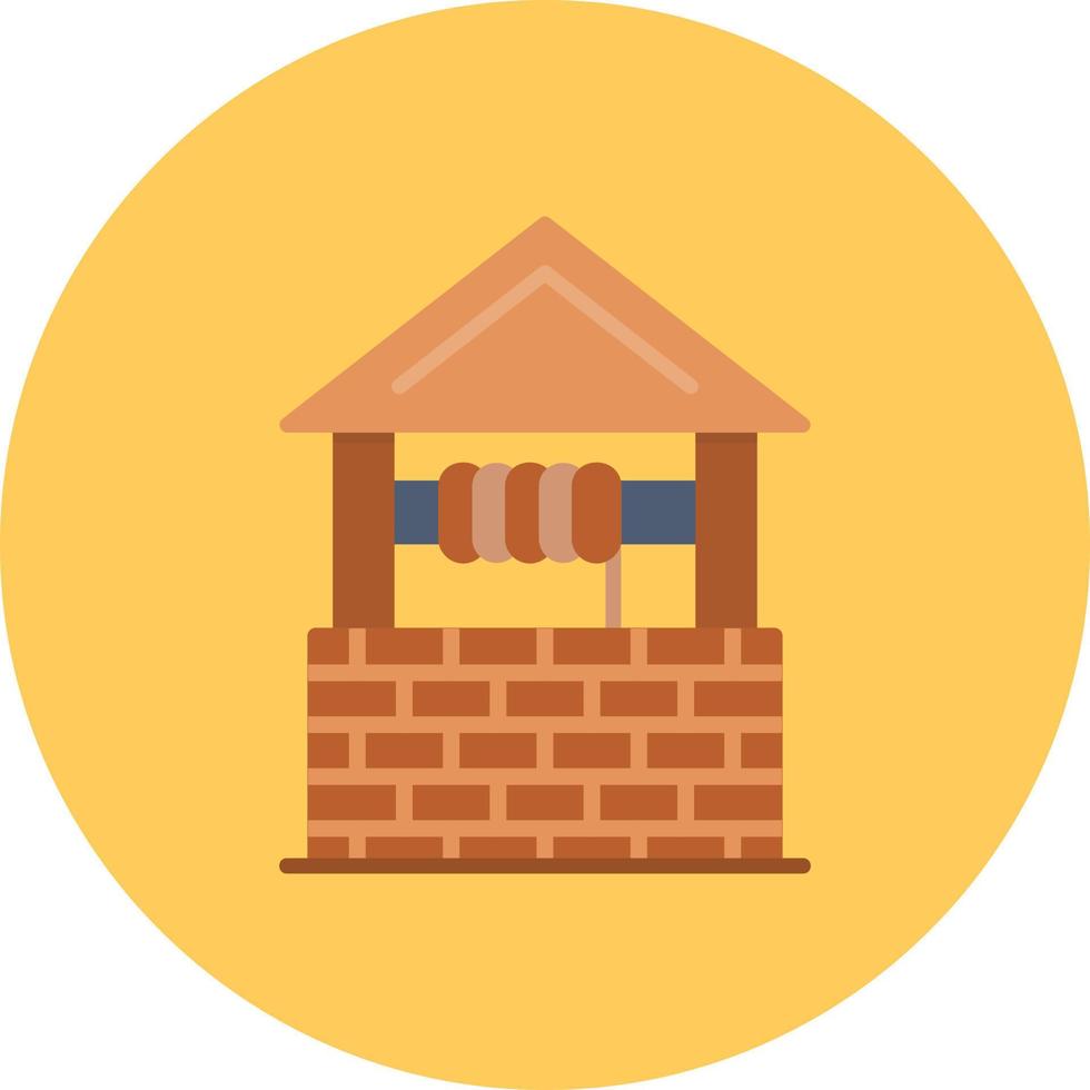 Water Well Creative Icon Design vector