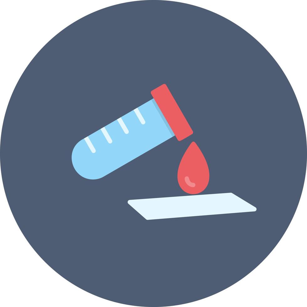 Blood Test Creative Icon Design vector