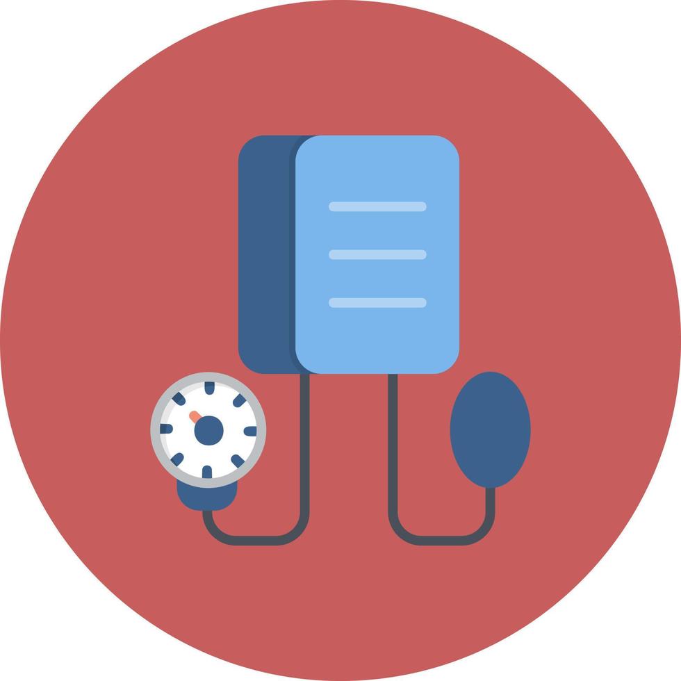 Blood Pressure Gauge Creative Icon Design vector