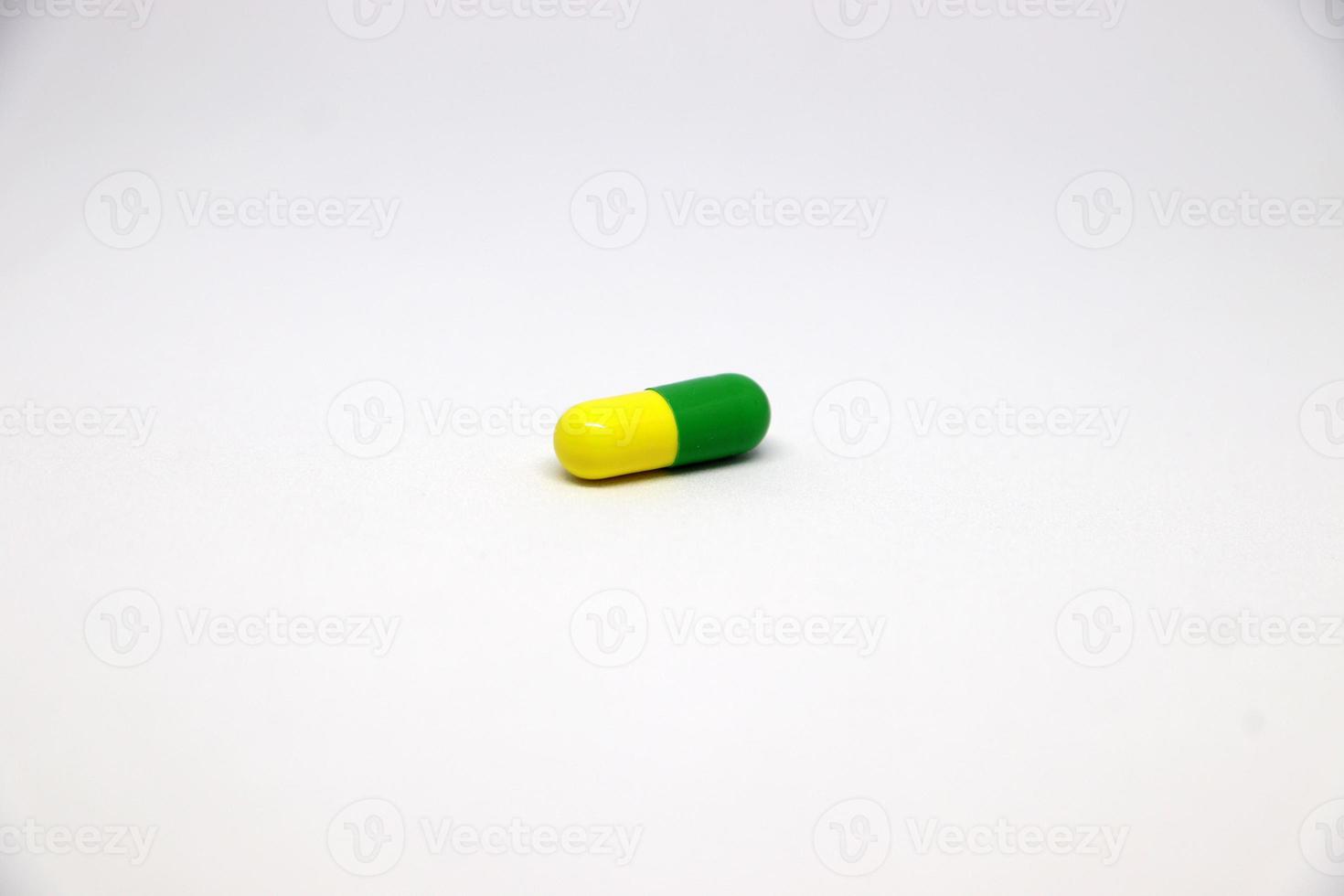 Close up photo of a drug capsule