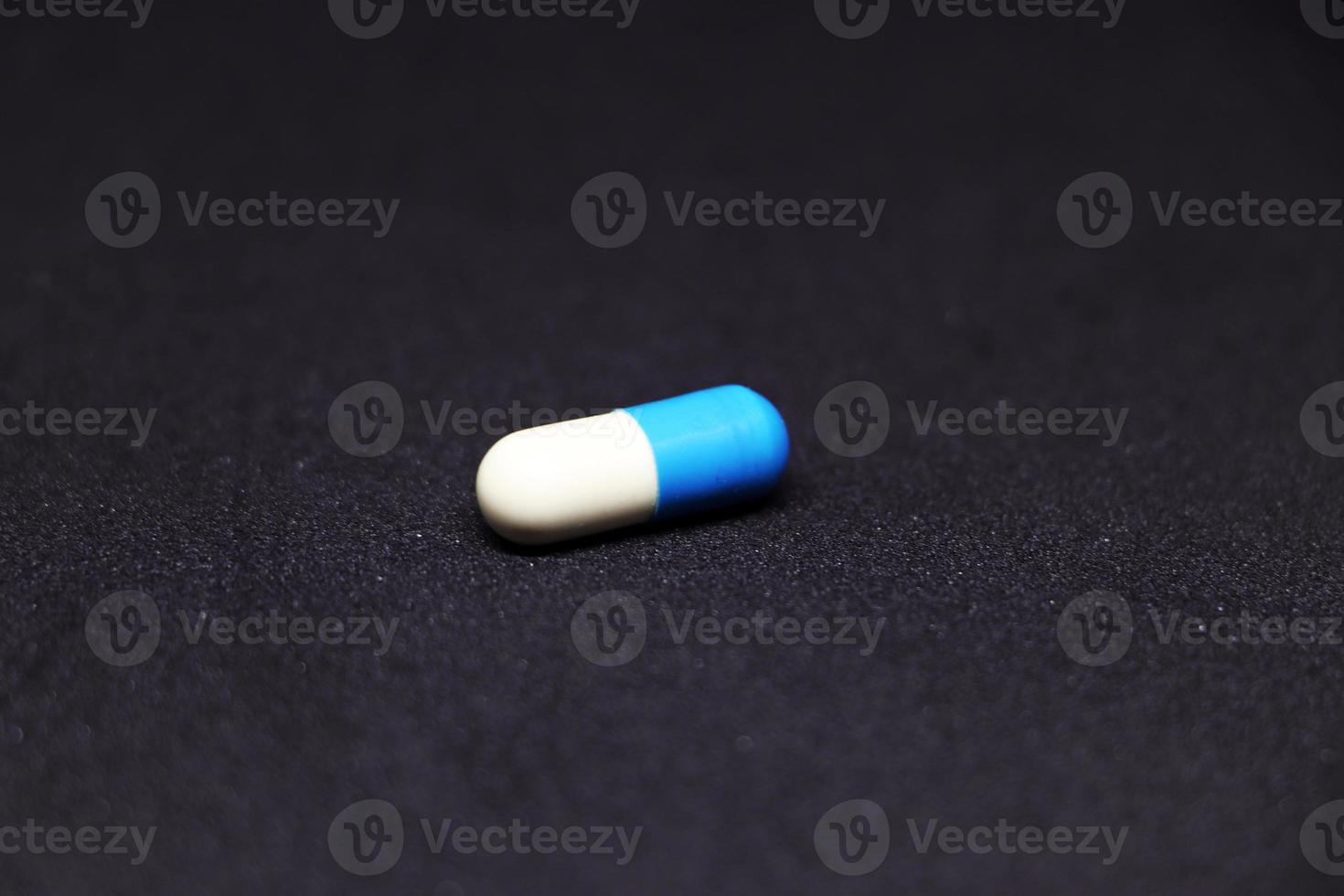 Close up photo of a drug capsule