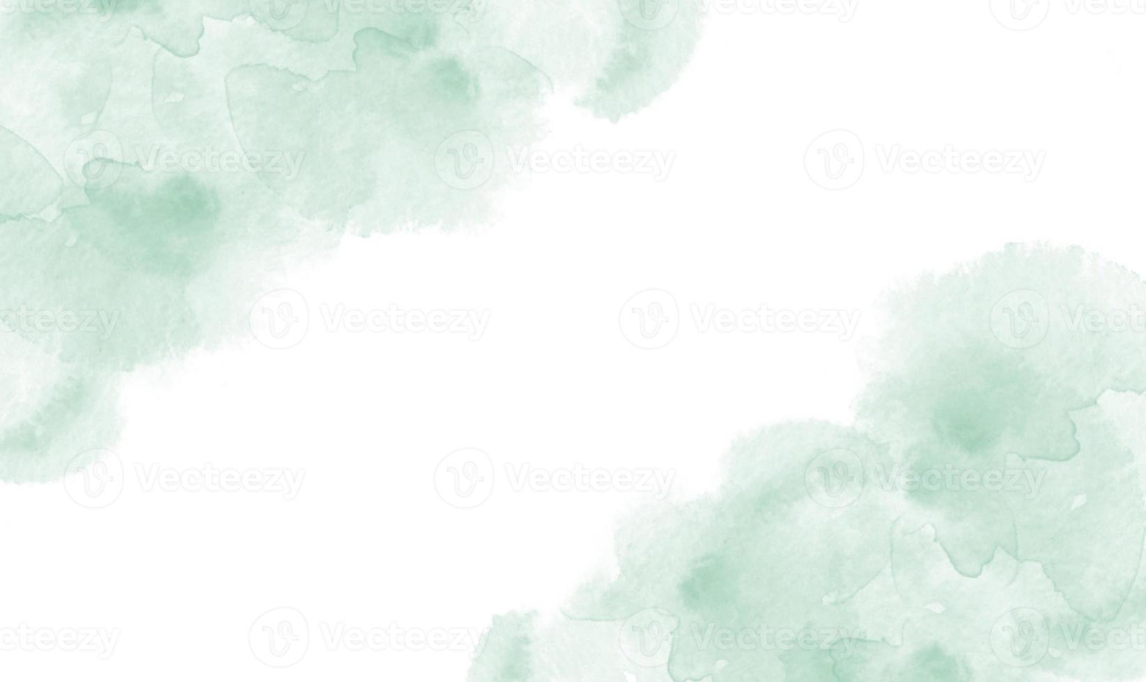Abstract Green Watercolor Or Alcohol Ink Art With White Background, Pastel Marble Drawing Effect. Llustration Design Template For Wedding Invitation,Decoration, Banner, Background photo