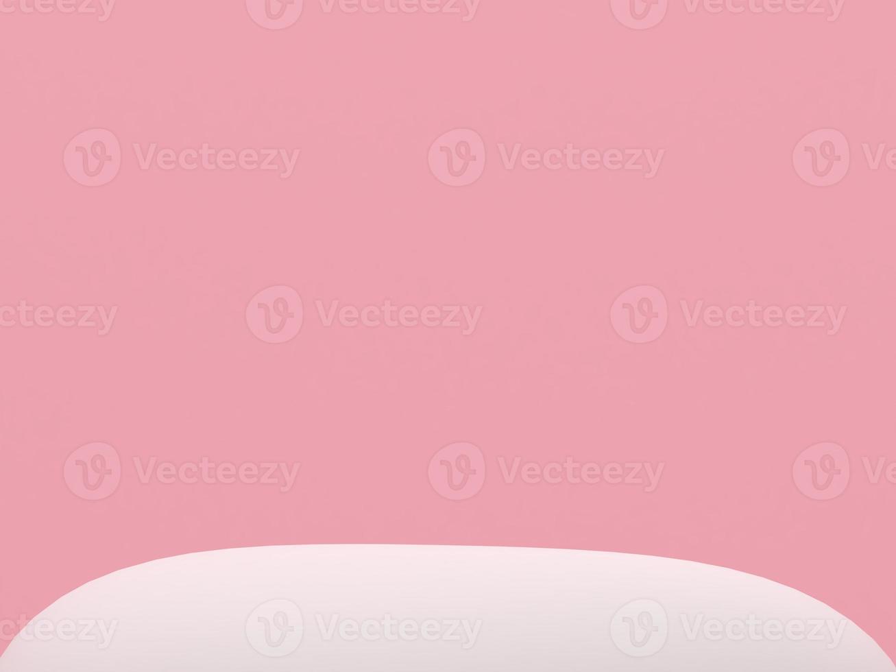 white stone podium products display minimal mockup 3d render. scene front view pink room and pink background podium shape nature. stand show cosmetic product. Stage showcase on pedestal podium. photo