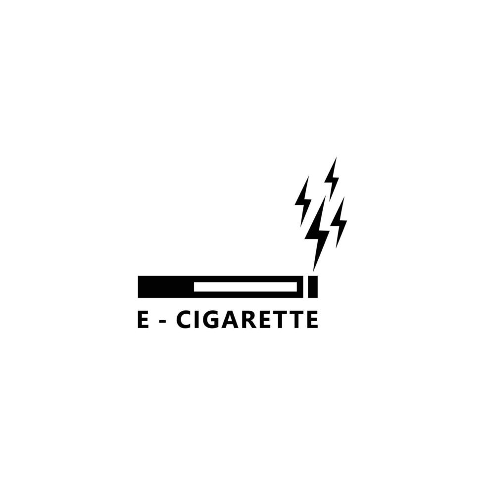 e-cigarette flat abstract logo vector