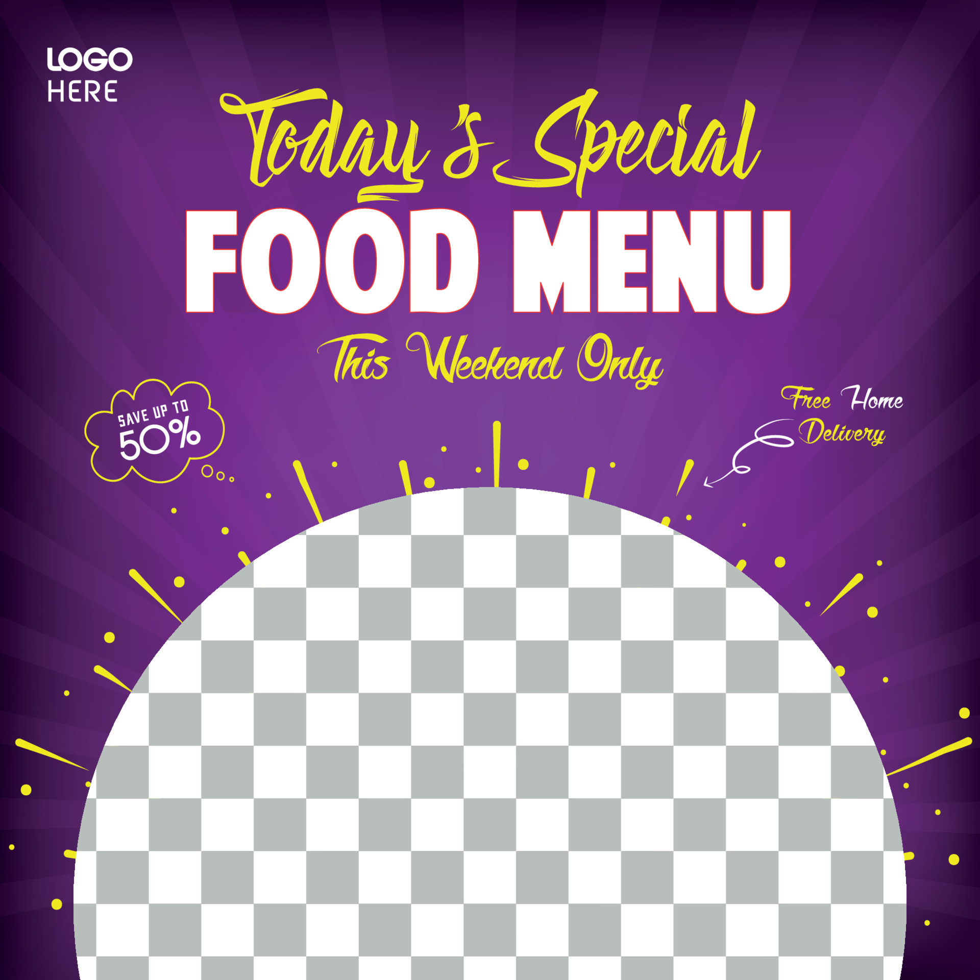 Fast Food Sale Social Media Promotion Template 16023148 Vector Art At Fast Food Sale Social Media Promotion Template 16023148 Vector Art At