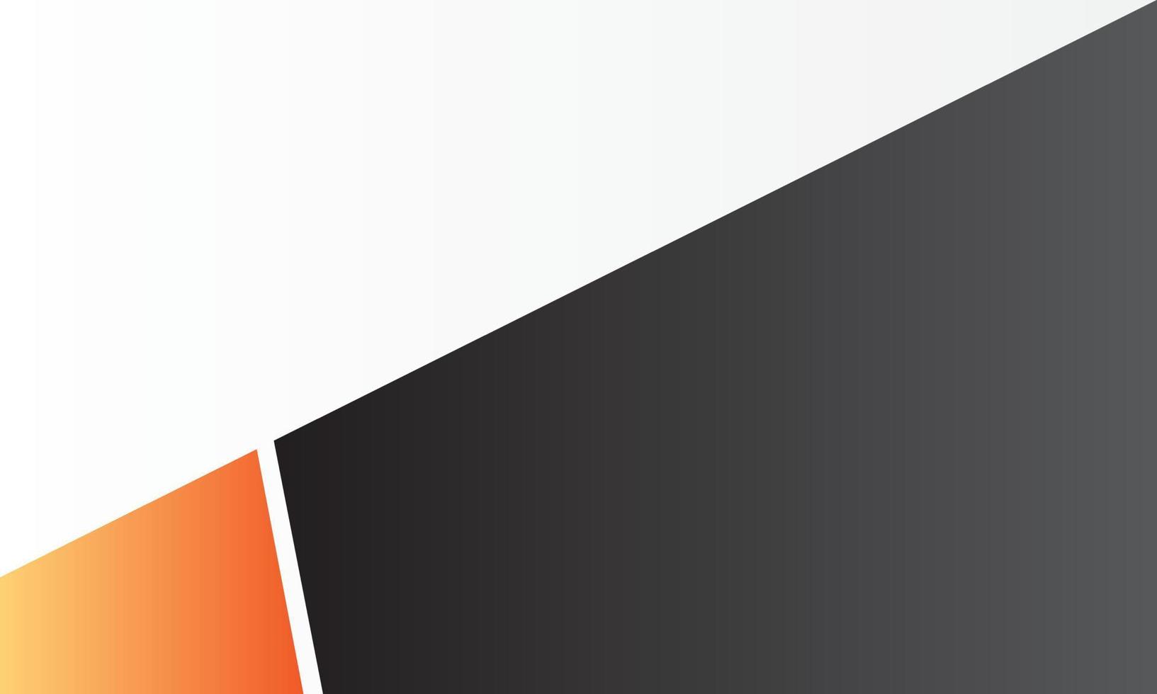 Orange Black White Modern line shape Background Design Vector Background for Business presentation