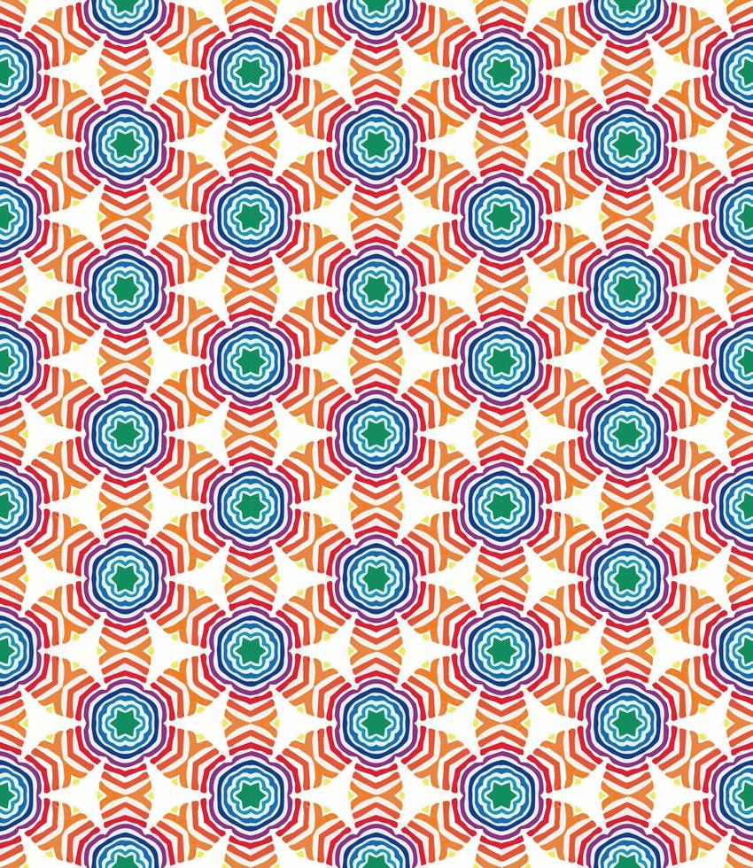 Multi color seamless abstract pattern. Background and backdrop. Multi Colored. Colorful ornamental design. vector