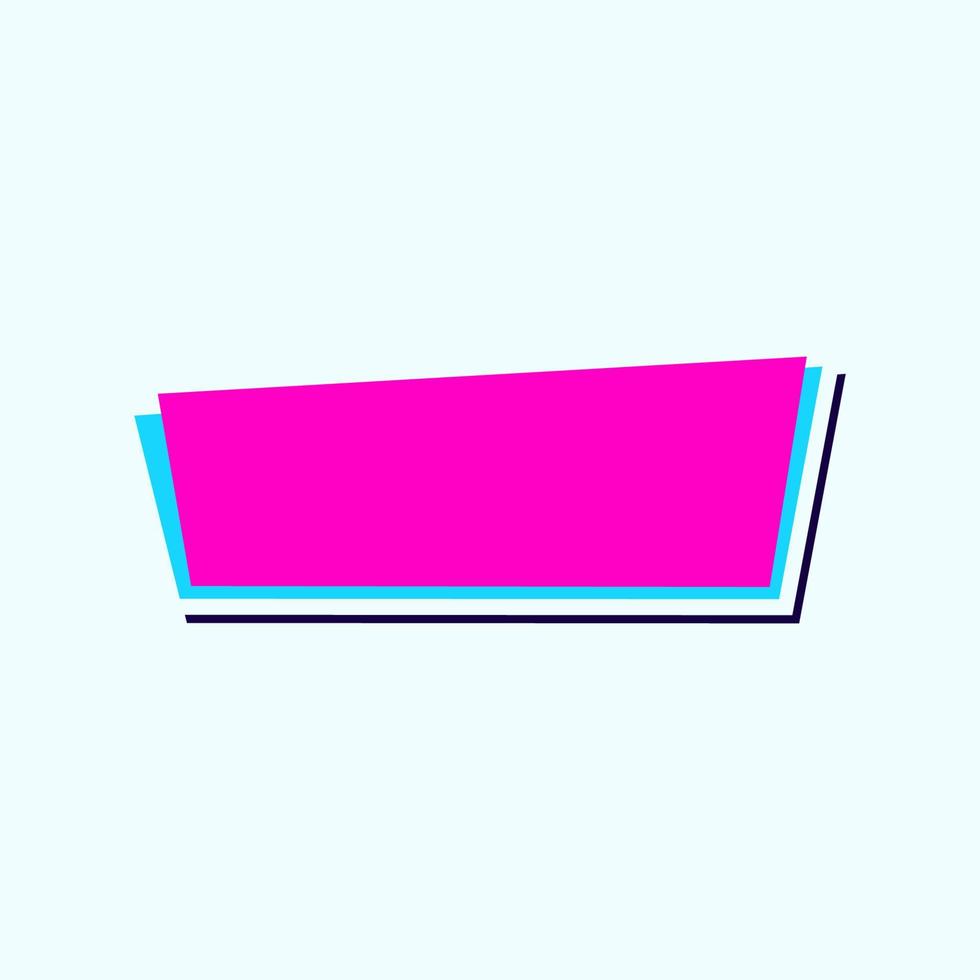 Flat linear promotion ribbon banner, scroll, price tag, sticker, badge, poster. Vector illustration