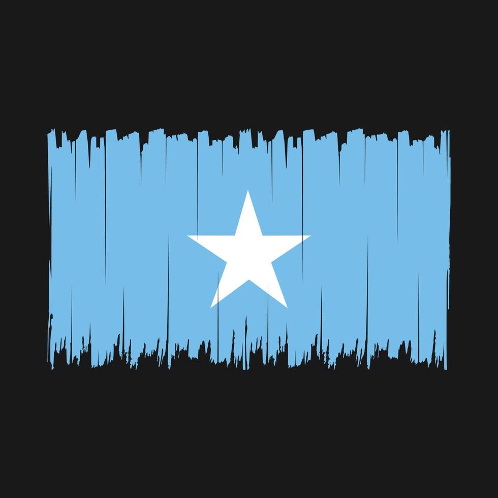 Somalia Flag Brush Vector