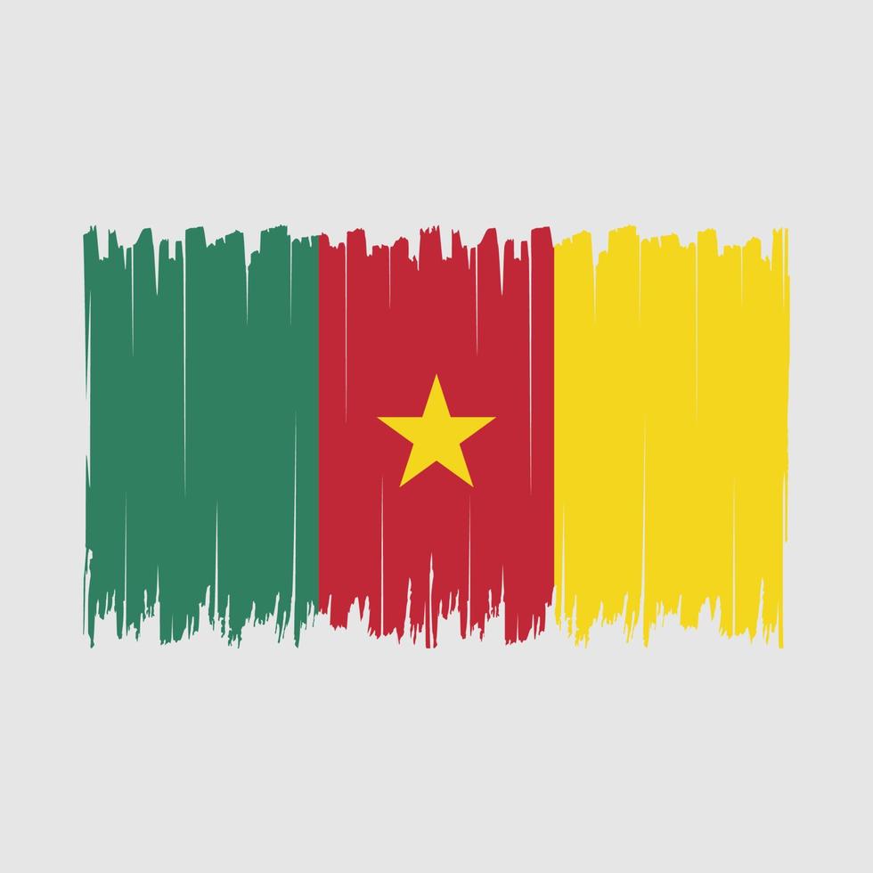 Cape Verde Flag Brush vector