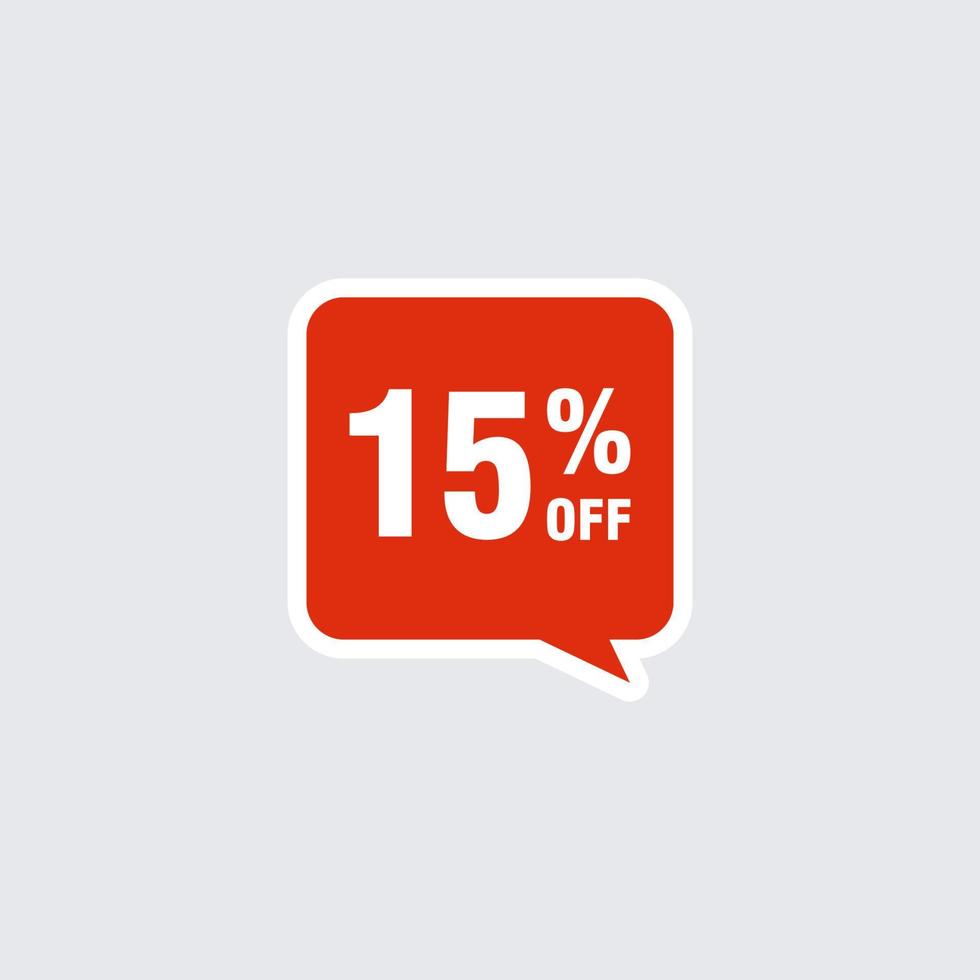 15 discount, Sales Vector badges for Labels, , Stickers, Banners, Tags, Web Stickers, New offer. Discount origami sign banner.