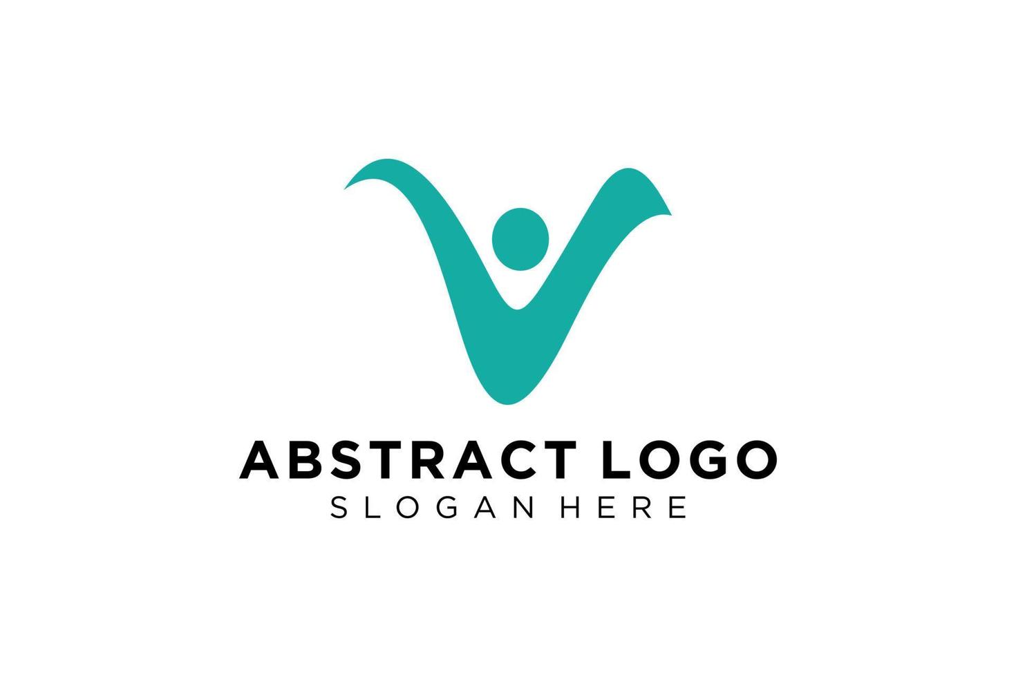 colección de logotipos de personas y familias abstractas vectoriales, iconos de personas, plantilla de logotipo de salud, símbolo de cuidado. vector