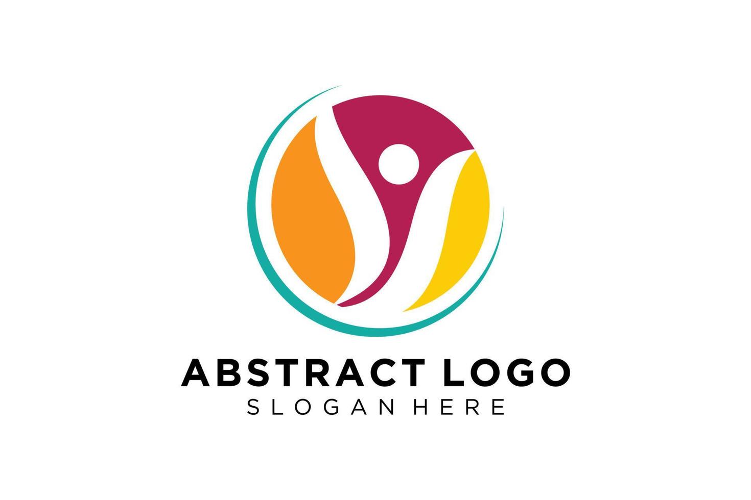 Vector abstract people and family logo collection,people icons, health logo template, care symbol.