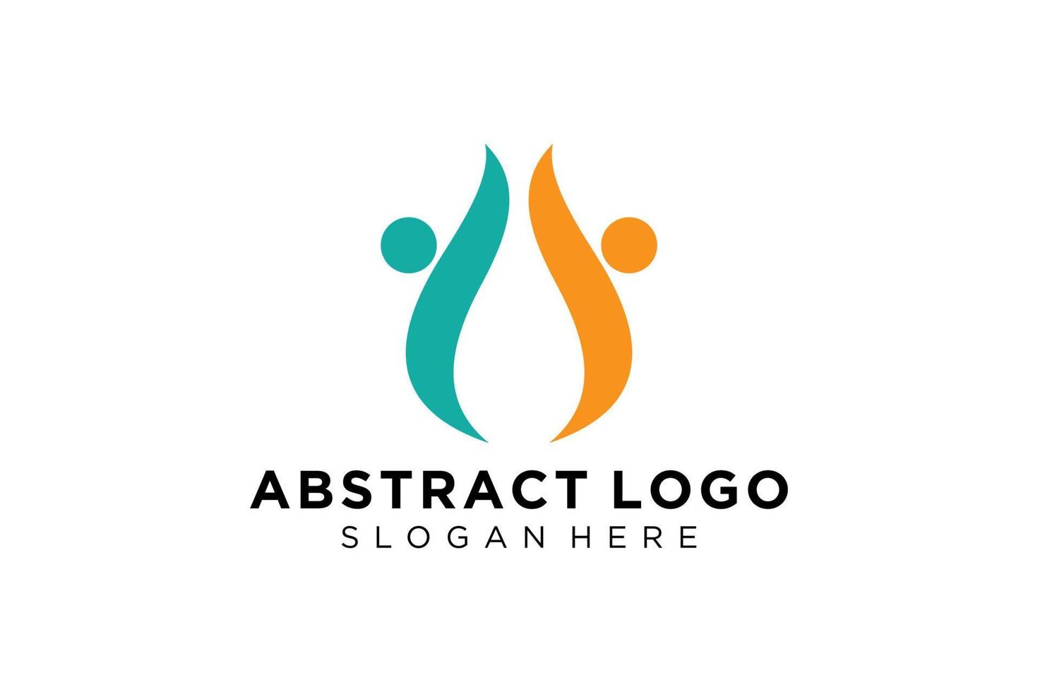 Vector abstract people and family logo collection,people icons, health logo template, care symbol.