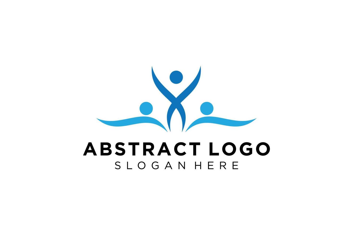 Vector abstract people and family logo collection,people icons, health logo template, care symbol.