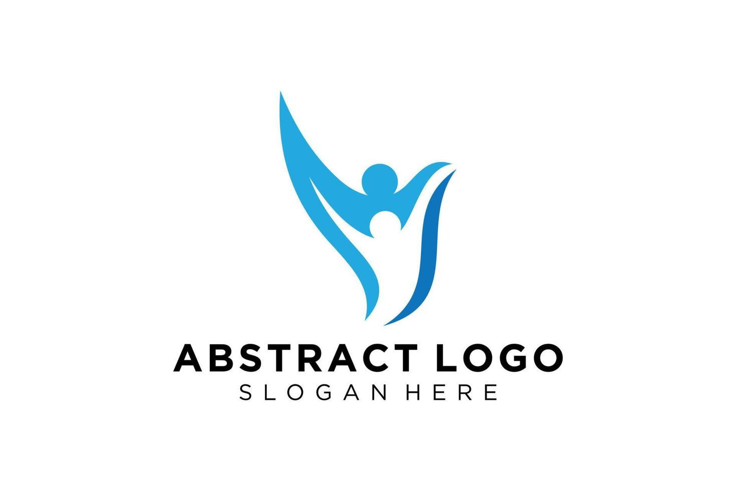 Vector abstract people and family logo collection,people icons, health logo template, care symbol.