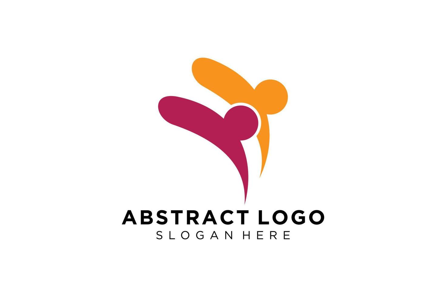 Vector abstract people and family logo collection,people icons, health logo template, care symbol.