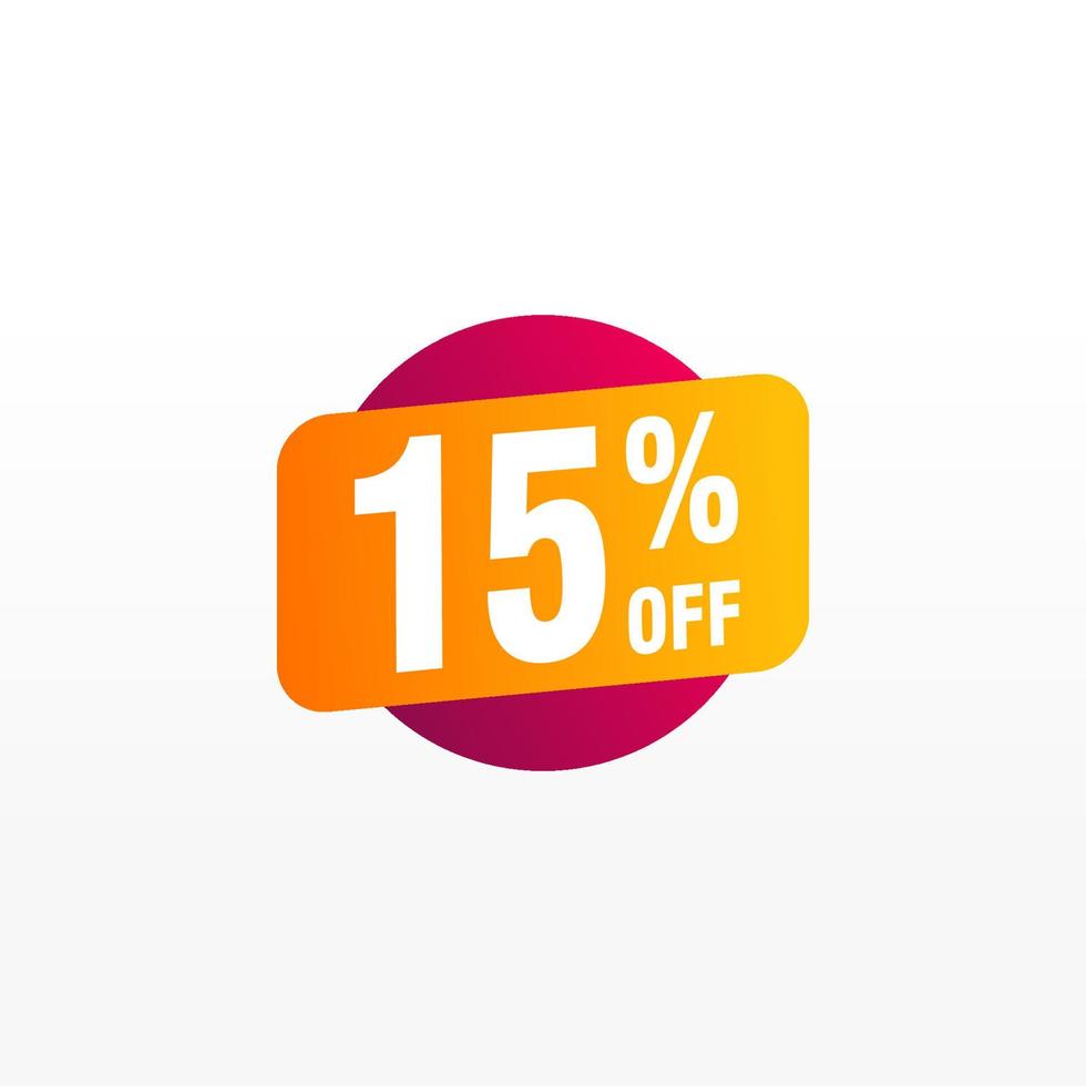 15 discount, Sales Vector badges for Labels, , Stickers, Banners, Tags, Web Stickers, New offer. Discount origami sign banner.