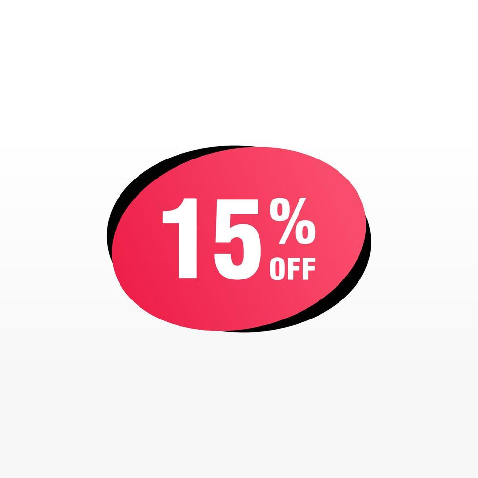 15 discount, Sales Vector badges for Labels, , Stickers, Banners, Tags, Web Stickers, New offer. Discount origami sign banner.