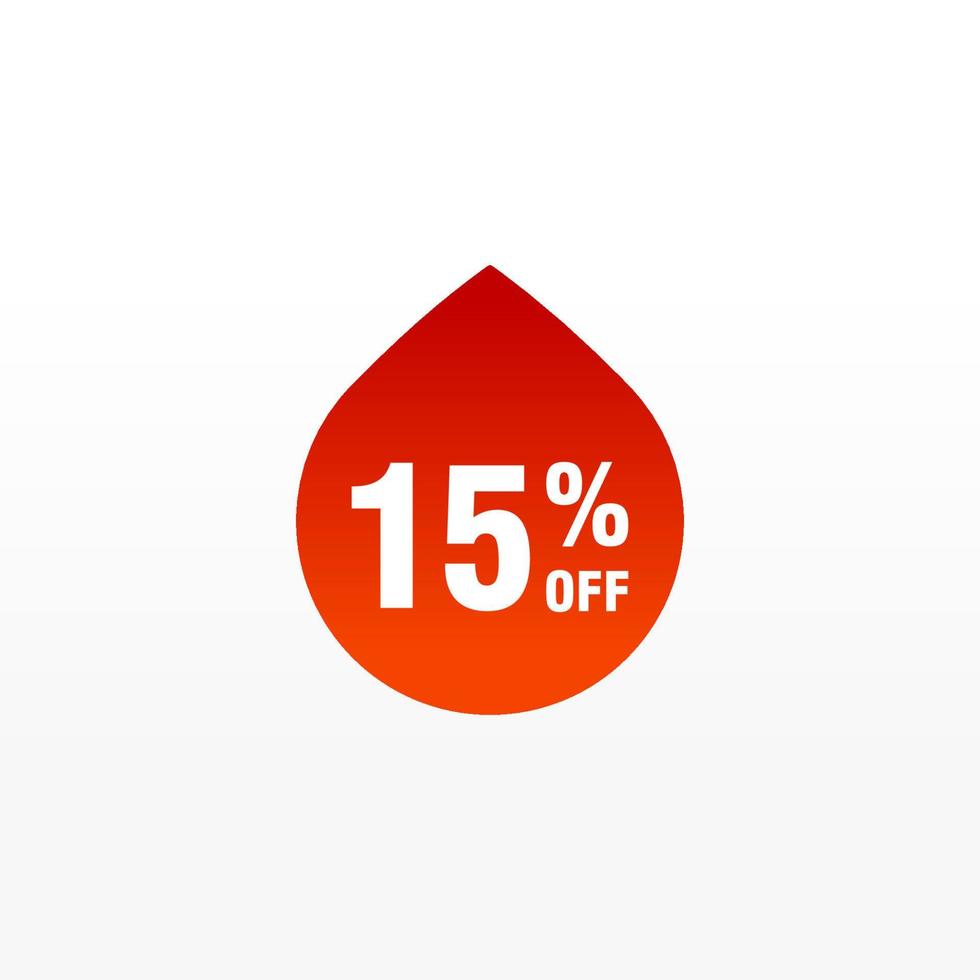 15 discount, Sales Vector badges for Labels, , Stickers, Banners, Tags, Web Stickers, New offer. Discount origami sign banner.