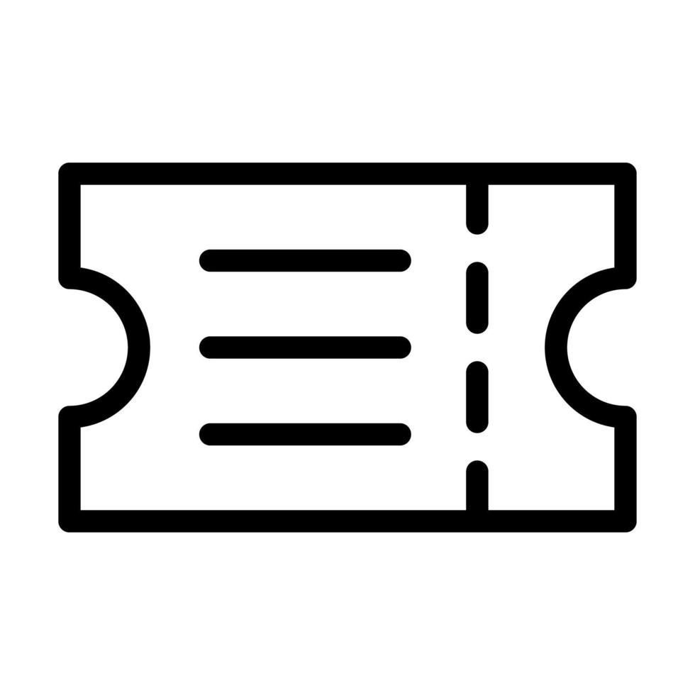 Ticket Icon Design vector