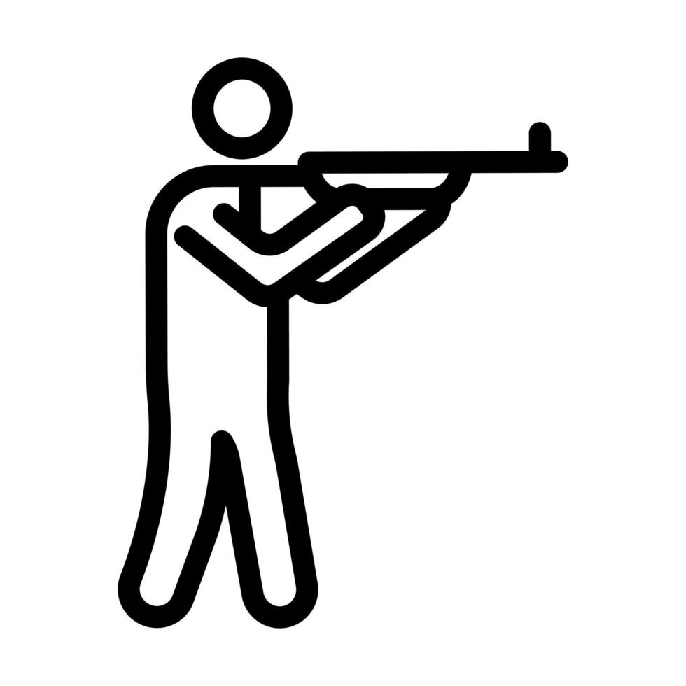 Shooting Icon Design vector