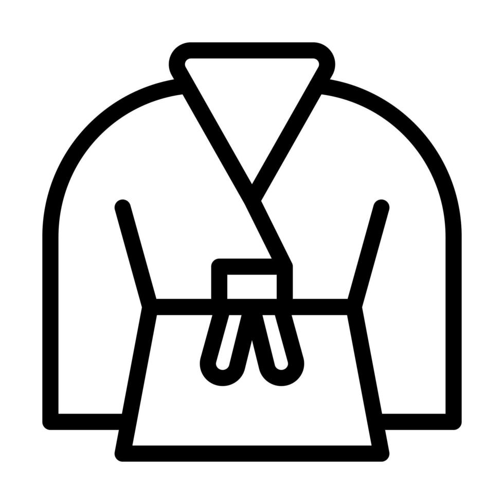 diseño de icono de kimono vector