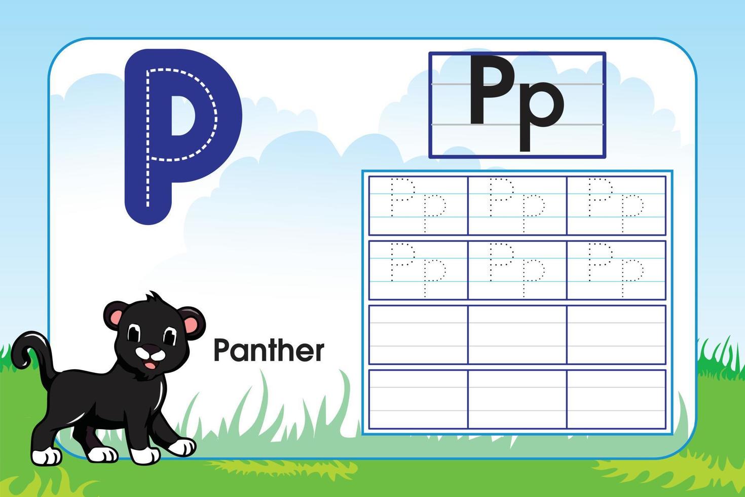 Kids activity worksheet, student playland background vector